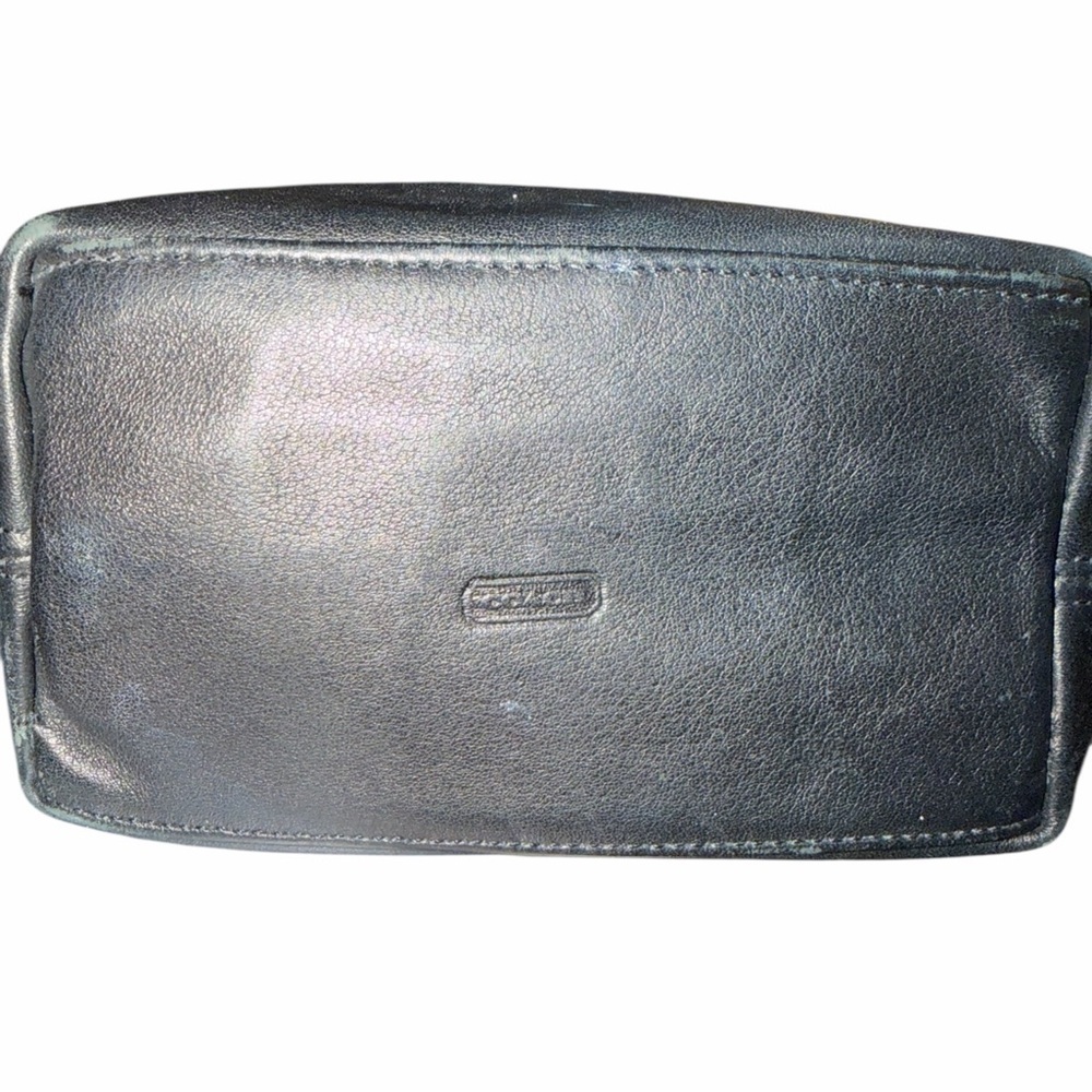 Coach Vintage Black Leather Bag | Classic Mini Hobo | USA Made - Picture 9 of 13